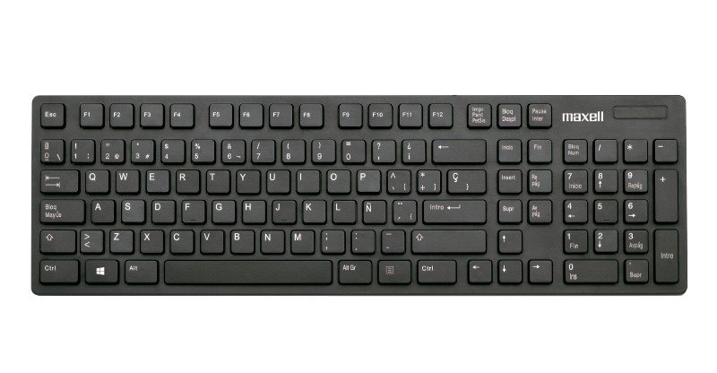 TECLADO SLIM WIRELESS MAXELL 347110