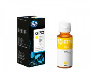 BOTELLA DE TINTA AMARILLA HP GT52 ORIGINAL