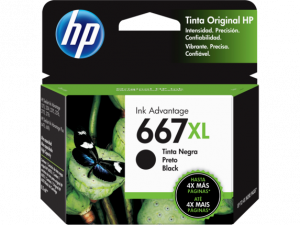 CARTUCHO HP 667XL NEGRO 3YM81AL