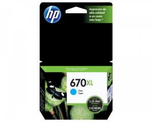 CARTUCHO HP 670XLC CZ118AL