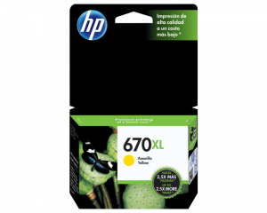 CARTUCHO HP 670XLY CZ120AL