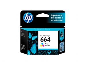 CARTUCHO DE TINTA HP 664 TRICOLOR ORIGINAL F6V28A