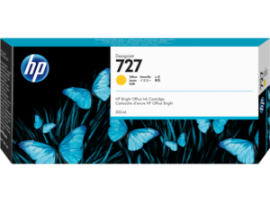 CARTUCHO HP 727 300ML YELLOW F9J78A