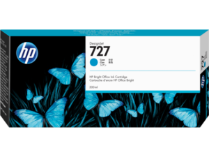 CARTUCHO HP 727 300ML CYAN F9J76A