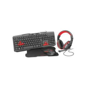 KIT TECLADO+MOUSE+PAD+AUDIFONO TRUST 22312