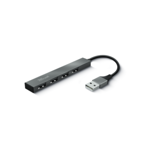 Hub Mini Usb 4 puertos 2.0 plata Halyx Trust