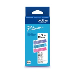 ETIQUETAS BROTHER P-TOUCH BTAG3M02 LILA/CELES