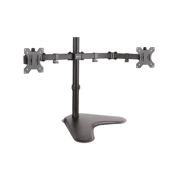 KPM-311 Soporte Doble monitor Mesa Klip